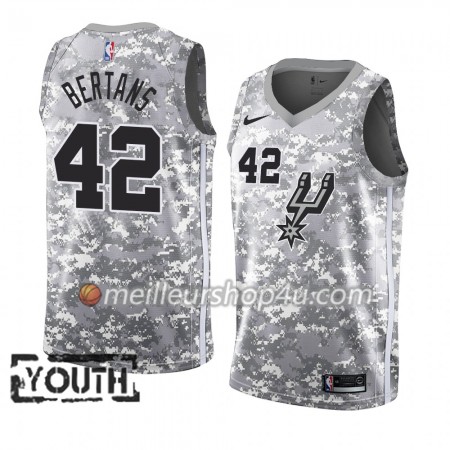 Maillot Basket Enfant San Antonio Spurs Davis Bertans 42 2018-19 Nike Gris Swingman
